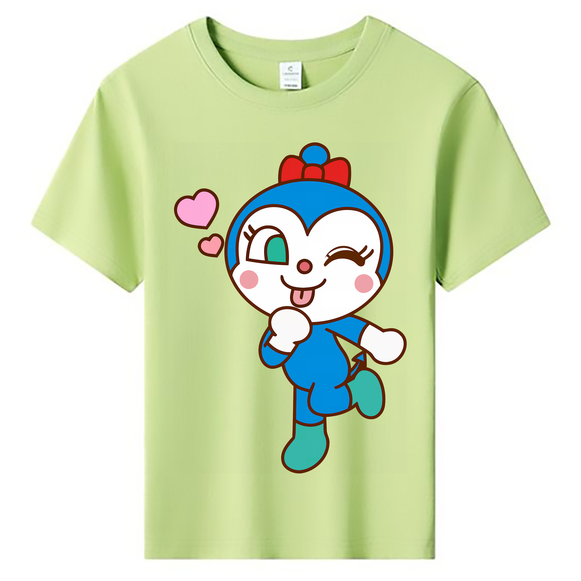 （画像用） アンパンマン Anpanman 綿100％キッズTシャツ（フロントプリント）